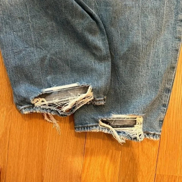 Abercrombie & Fitch Blue Ankle Jeans - Picture 6 of 8